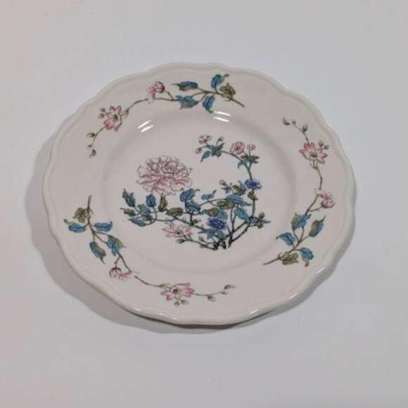 Syracuse China Summerdale Bread Plate Floral Vintage Ceramic Scalloped Edge USA - Picture 4 of 7